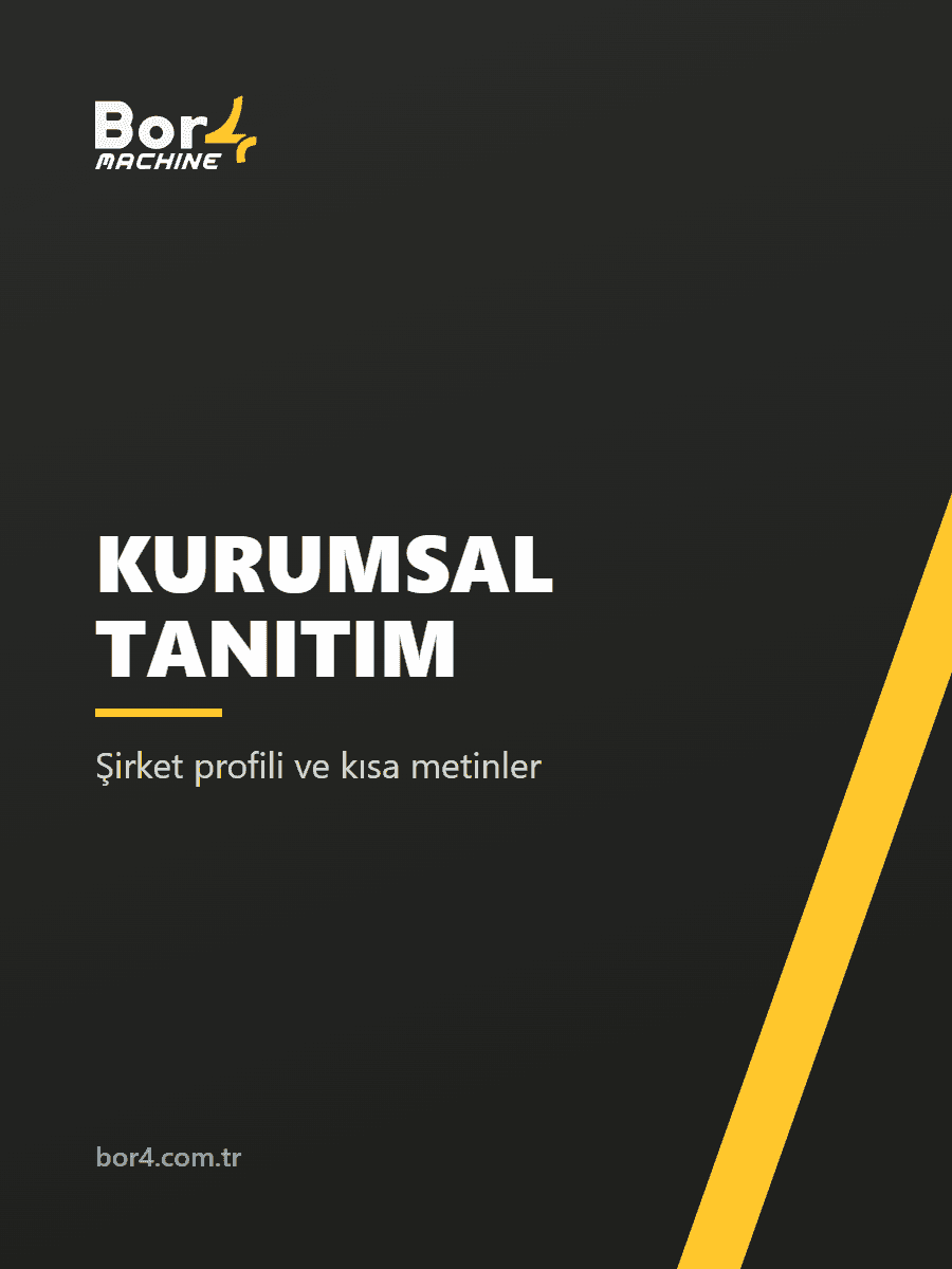 Kurumsal tanıtım metni